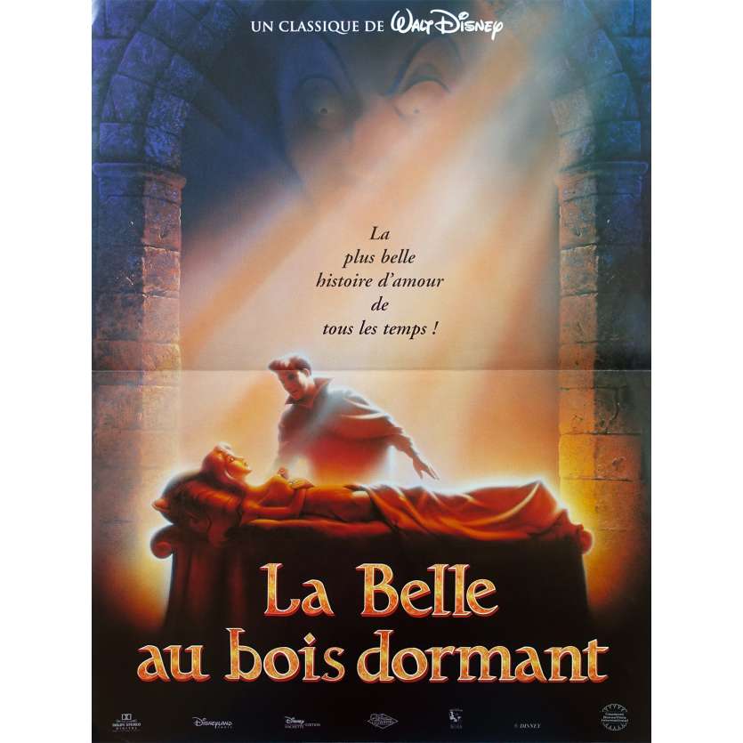 LA BELLE AU BOIS DORMANT Affiche de film  - 40x60 cm. - R1990 - Mary Costa, Walt Disney