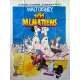 LES 101 DALMATIENS Affiche de film  - 120x160 cm. - R1970 - Rod Taylor, Walt Disney