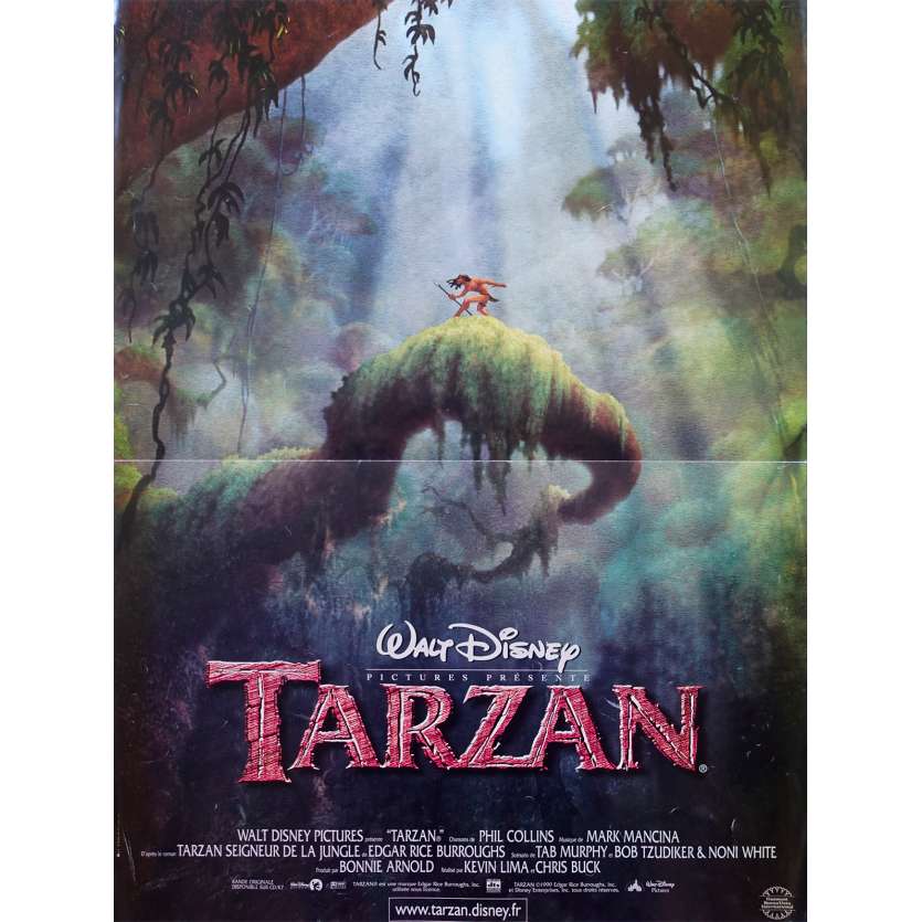 TARZAN Affiche de film  - 40x60 cm. - 1999 - Minnie Driver, Walt Disney