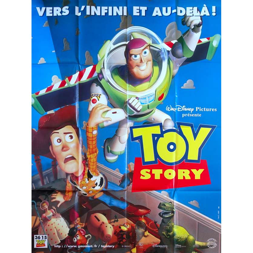 TOY STORY Original Movie Poster  - 47x63 in. - 1995 - Pixar, Tom Hanks