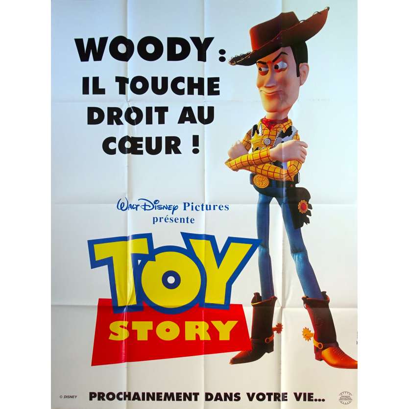 TOY STORY Affiche de film Prev - Woody - 120x160 cm. - 1995 - Tom Hanks, Pixar