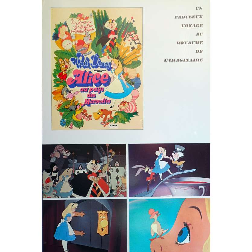 ALICE IN WONDERLAND Original Herald - 7x9 in. - R1970 - Walt Disney, Ed Wynn