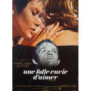 UNE FOLLE ENVIE D'AIMER Affiche de film - 60x80 cm. - 1969 - Carroll Baker, Umberto Lenzi