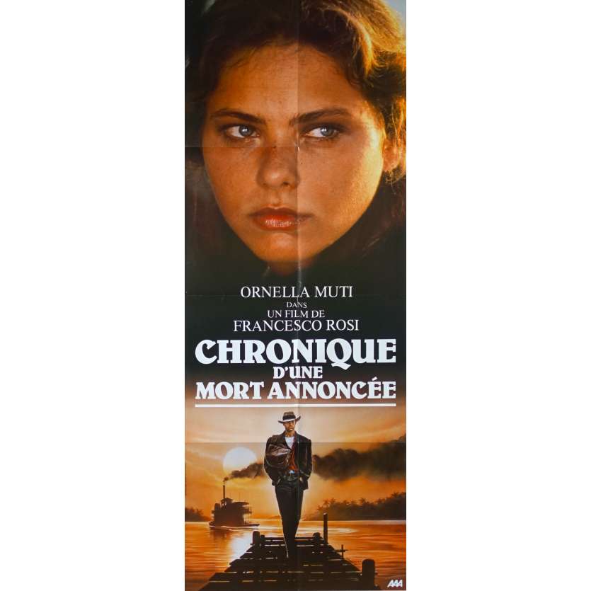 CHRONIQUE D'UNE MORT ANNONCEE Affiche de film - 60x160 cm. - 1987 - Ornella Muti, Francesco Rosi