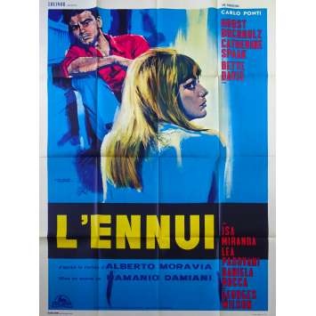 L'ENNUI Affiche de film - 120x160 cm. - 1963 - Bette Davis, Damiano Damiani