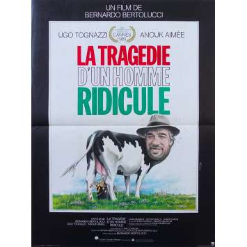 THE TRAGEDY OF A RIDICULOUS MAN Original Movie Poster - 15x21 in. - 1981 - Bernardo Bertolucci, Anouk Aimée