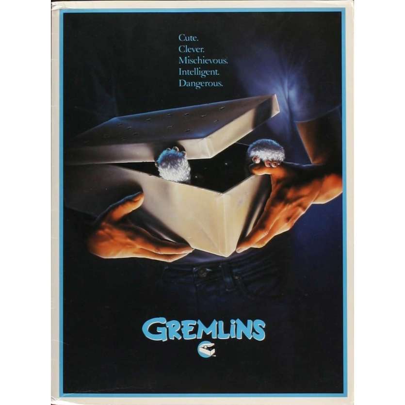 GREMLINS US Presskit with 8 Photos 8x10 - 1984 - Joe Dante, Zach Galligan