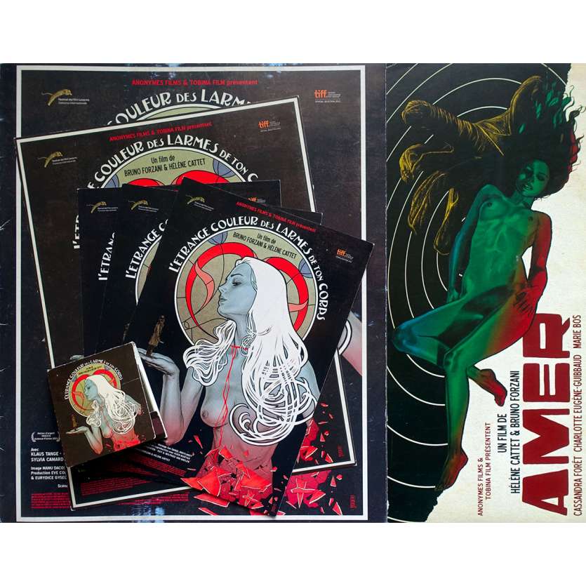 L'ETRANGE COULEUR DES LARMES DE TON CORPS Presskit  - 21x30 cm. - 2013 - Klaus Tange, Hélène Cattet, Bruno Forzani