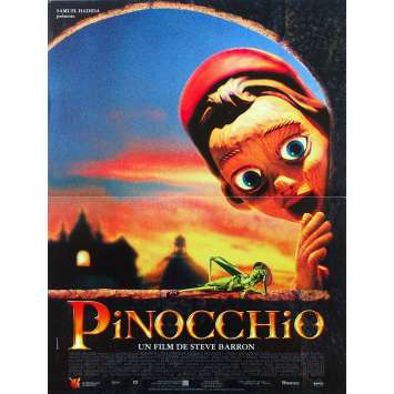 THE ADVENTURES OF PINOCCHIO Original Movie Poster - 15x21 in. - 1996 - Steve Barron, Martin Landau