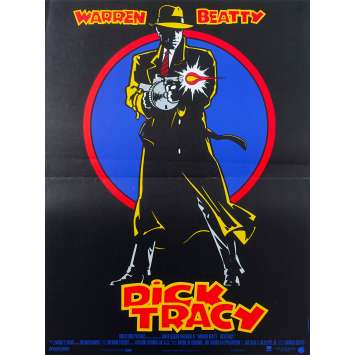 DICK TRACY Original Movie Poster  - 15x21 in. - 1990 - Warren Beatty, Al Pacino