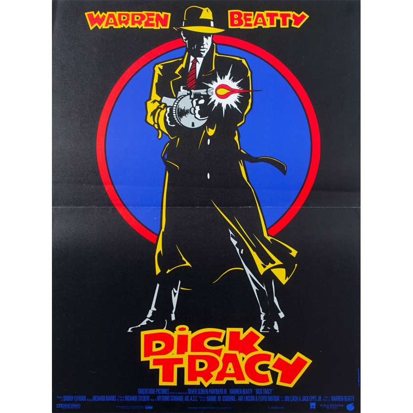 DICK TRACY Original Movie Poster - 15x21 in. - 1990 - Warren Beatty, Al Pacino