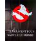 GHOSTBUSTERS Affiche de film Prev. - 120x160 cm. - 1984 - Bill Murray, Dan Aykroyd,  Ivan Reitman