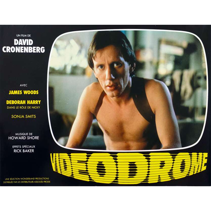 VIDEODROME Original Lobby Card N03 - 9x12 in. - 1983 - David Cronenberg, James Woods