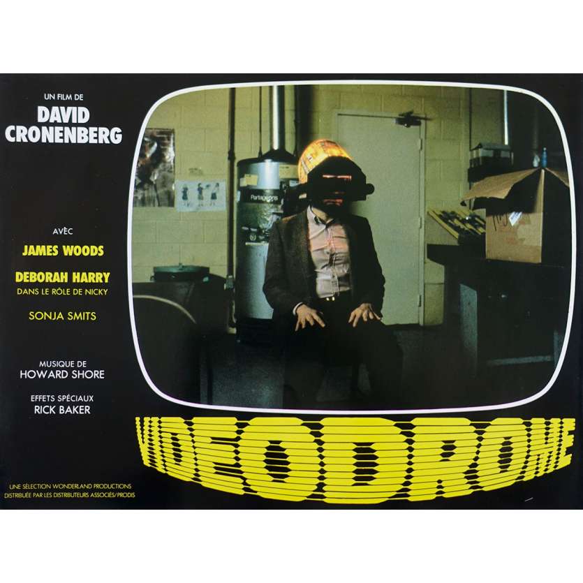 VIDEODROME Original Lobby Card N04 - 9x12 in. - 1983 - David Cronenberg, James Woods