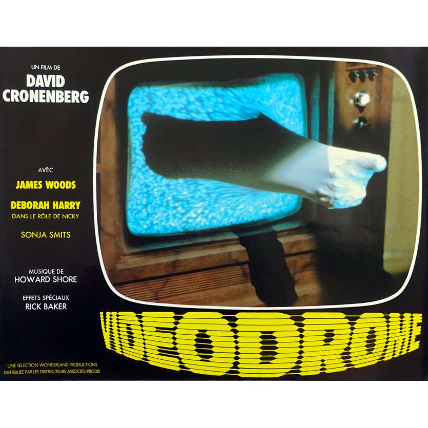 VIDEODROME Original Lobby Card N05 - 9x12 in. - 1983 - David Cronenberg, James Woods