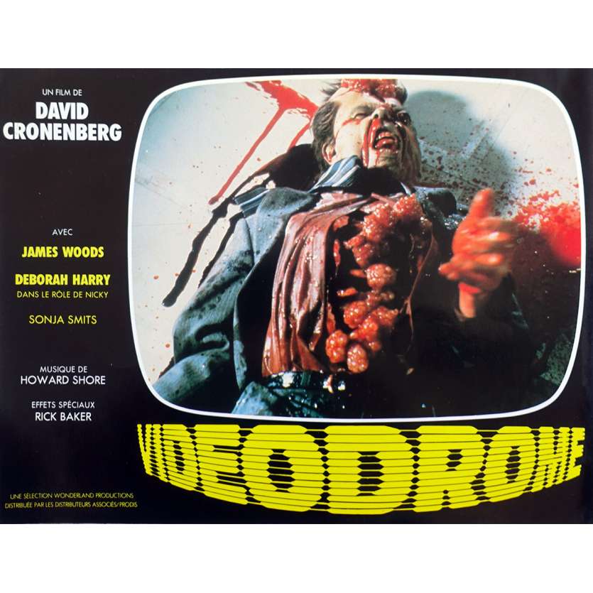 VIDEODROME Original Lobby Card N06 - 9x12 in. - 1983 - David Cronenberg, James Woods