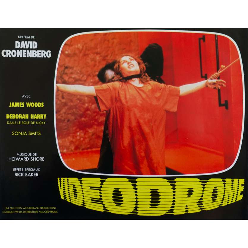 VIDEODROME Original Lobby Card N08 - 9x12 in. - 1983 - David Cronenberg, James Woods