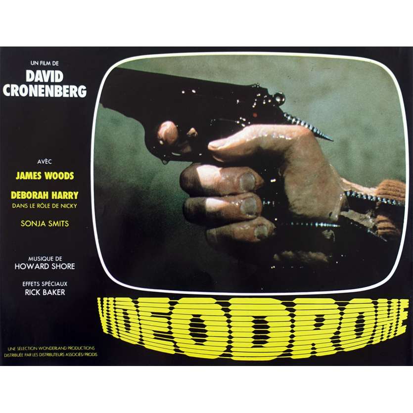 VIDEODROME Original Lobby Card N09 - 9x12 in. - 1983 - David Cronenberg, James Woods