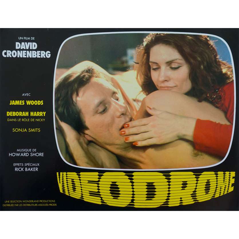 VIDEODROME Original Lobby Card N10 - 9x12 in. - 1983 - David Cronenberg, James Woods