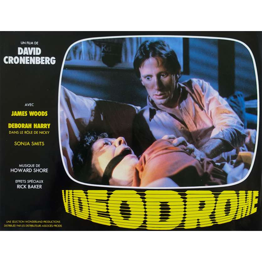 VIDEODROME Original Lobby Card N11 - 9x12 in. - 1983 - David Cronenberg, James Woods