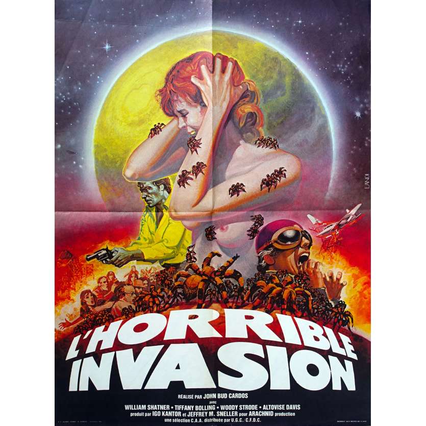 L'HORRIBLE INVASION Affiche de film - 60x80 cm. - 1977 - William Shatner, John Bud Cardos