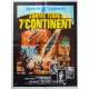 CENTRE TERRE SEPTIEME CONTINENT Affiche de film  - 60x80 cm. - 1976 - Peter Cushing, Caroline Munro, Kevin Connor