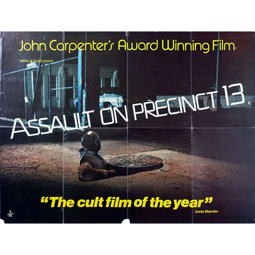 ASSAULT ON PRECINCT 13 Original Movie Poster - 30x40 in. - 1976 - John Carpenter, Austin Stoker