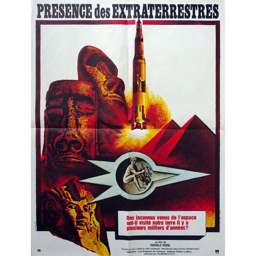 PRESENCE DES EXTRATERRESTRES Affiche de film - 60x80 cm. - 1970 - Heinz-Detlev Bock, Harald Reinl