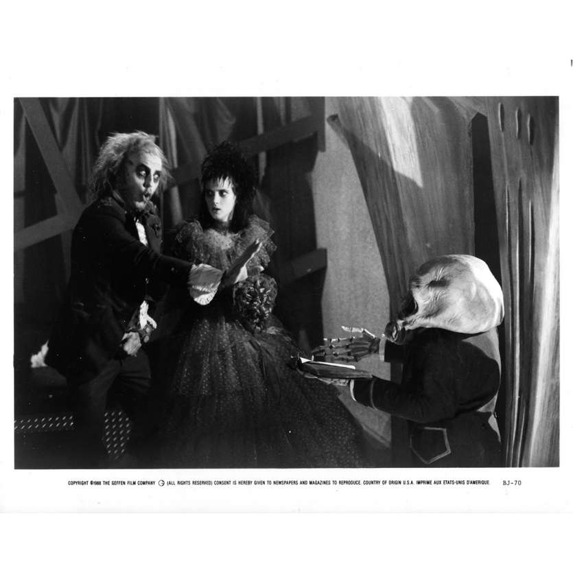 BEETLEJUICE Photo de presse BJ-70 - 20x25 cm. - 1988 - Michael Keaton, Tim Burton
