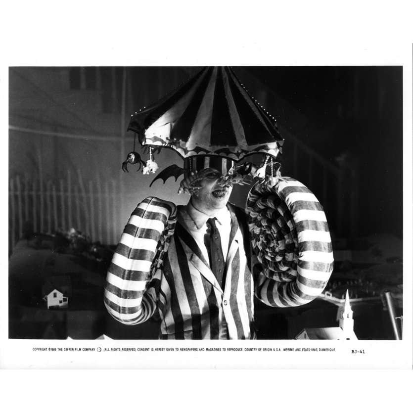 BEETLEJUICE Photo de presse BJ-41 - 20x25 cm. - 1988 - Michael Keaton, Tim Burton
