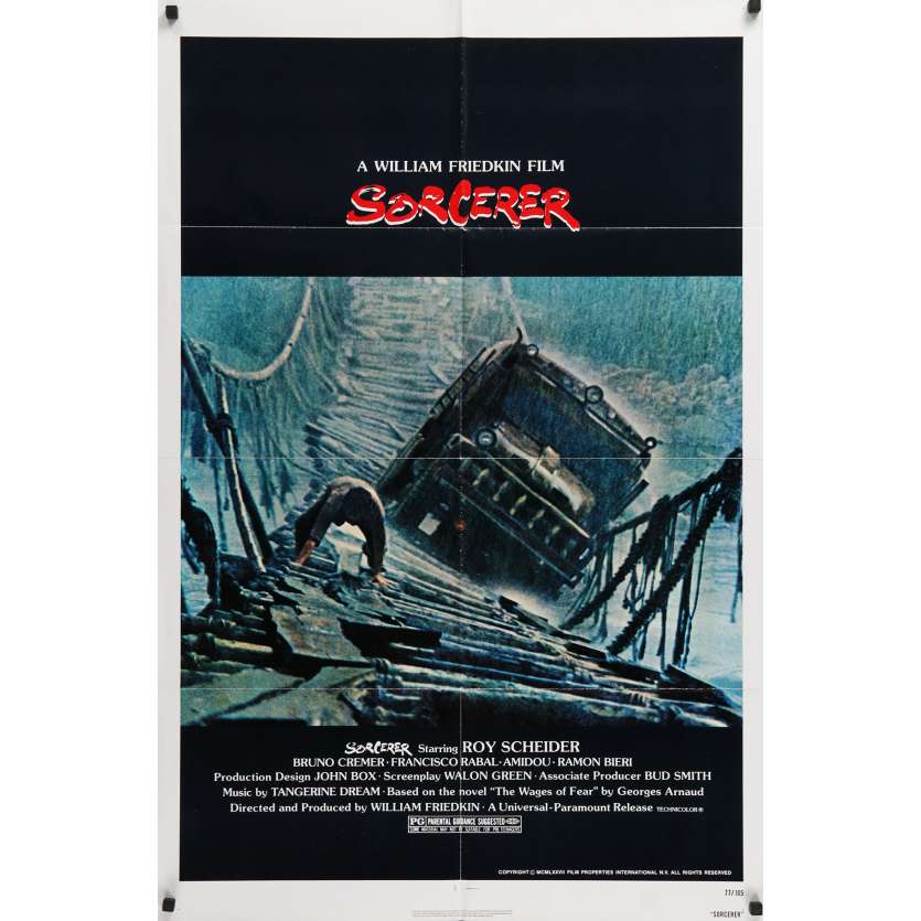SORCERER Movie Poster  29x40 in.  - 1977 - William Friedkin, Roy Sheider