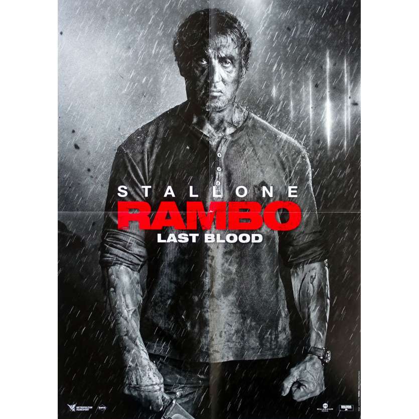 RAMBO - LAST BLOOD Affiche de film - 40x60 cm. - 2019 - Sylvester Stallone, Adrian Grunberg