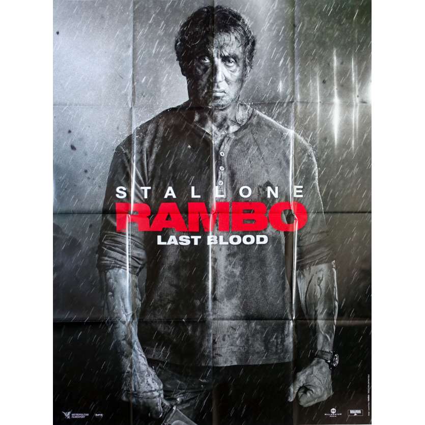 RAMBO - LAST BLOOD Original Movie Poster - 47x63 in. - 2019 - Adrian Grunberg, Sylvester Stallone