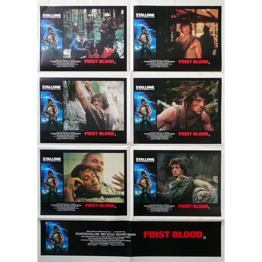 RAMBO - FIRST BLOOD Original Movie Poster  - 29x40 in. - 1982 - Ted Kotcheff, Sylvester Stallone