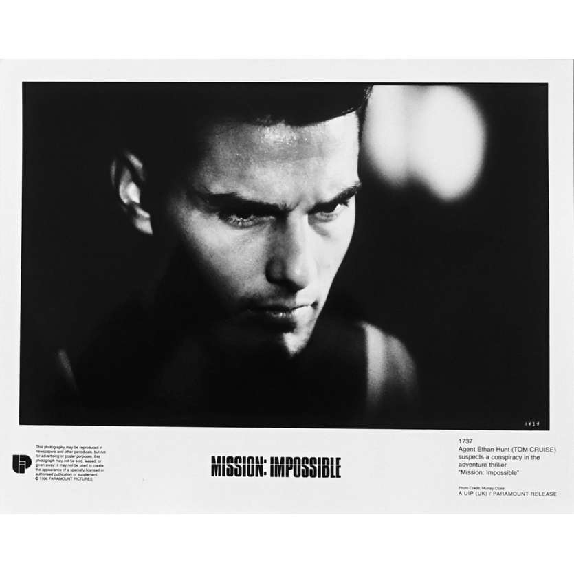 MISSION IMPOSSIBLE Photo de presse N1737 - 20x25 cm. - 1996 - Tom Cruise, Brain de Palma