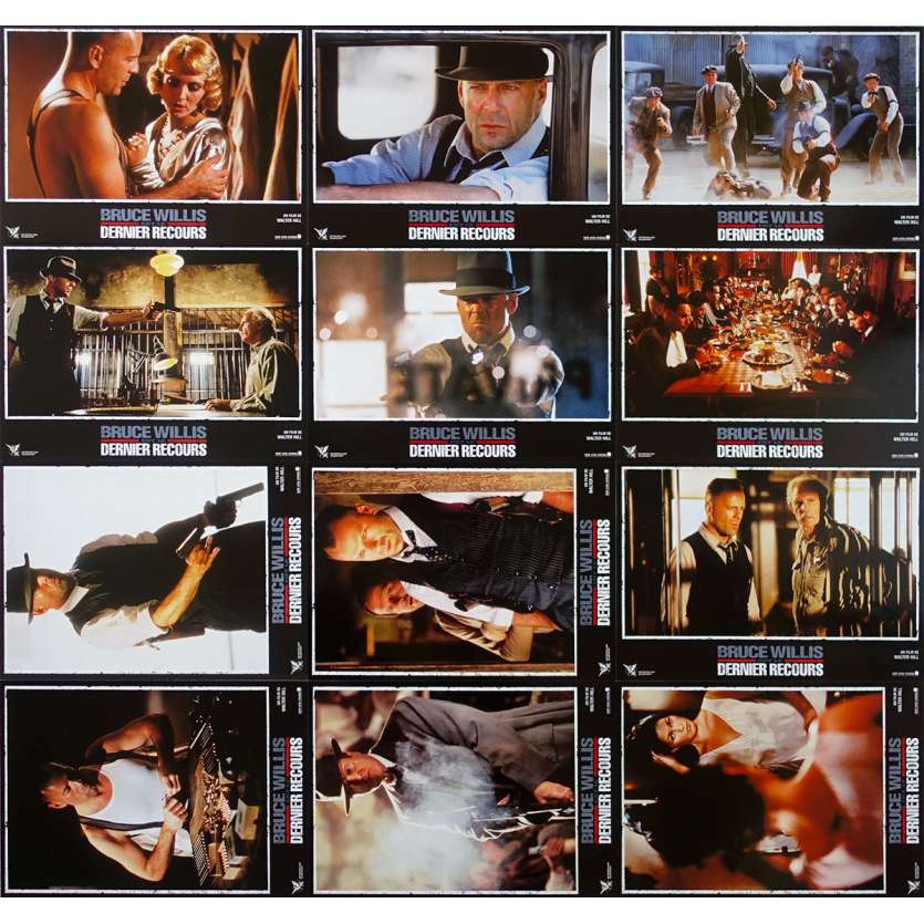 DERNIER RECOURS Photos de film x12 - 21x30 cm. - 1996 - Bruce Willis, Walter Hill