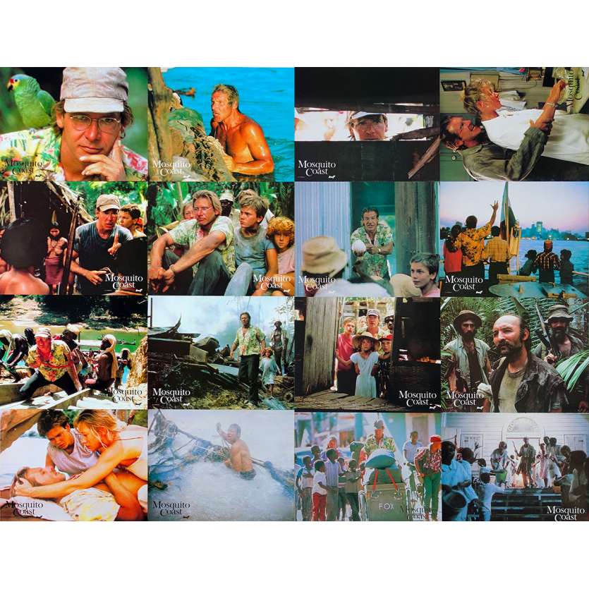 MOSQUITO COAST Photos de film x16 - 21x30 cm. - 1986 - Harrison Ford, Peter Weir