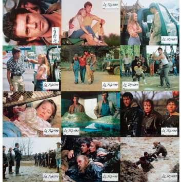 THE RIVER Original Lobby Cards x12 - 9x12 in. - 1984 - Mark Rydell, Mel Gibson