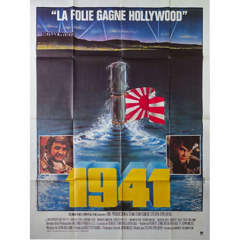 1941 Affiche de film  - 120x160 cm. - 1979 - John Belushi, Steven Spielberg