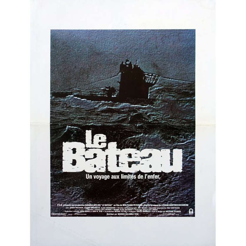LE BATEAU Synopsis - 21x30 cm. - 1981 - Jürgen Prochnov, Wolfgang Petersen