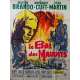 LE BAL DES MAUDITS Affiche de film - 120x160 cm. - 1958 - Marlon Brando, Edward Dmytryk