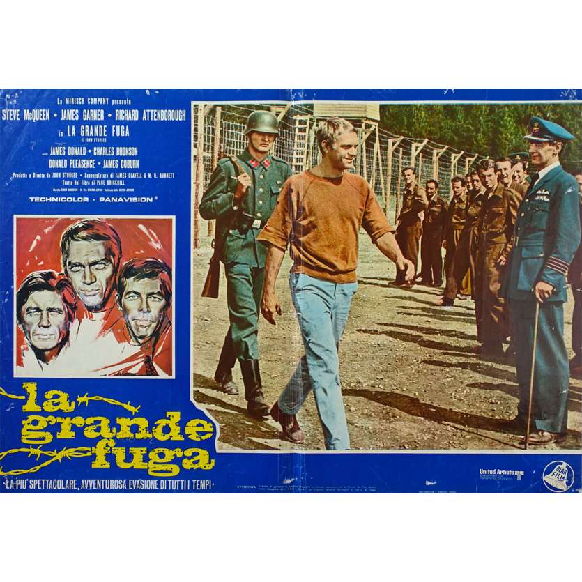 LA GRANDE EVASION Photobusta N01 - 46x64 cm. - 1963 - Steve McQueen, John Sturges