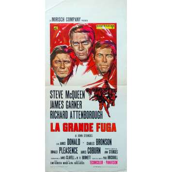 THE GREAT ESCAPE Original Movie Poster - 13x28 in. - 1963 - John Sturges, Steve McQueen THE GREAT ESCAPE Original Movie Poster - 13x28 in. - 1963 - John Sturges, Steve McQueen