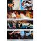 GOLDFINGER Original Lobby Cards x8 - 9x12 in. - R1970 - Guy Hamilton, Sean Connery