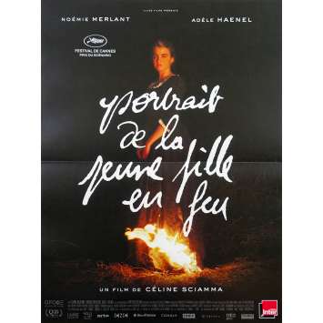 PORTRAIT DE LA JEUNE FILLE EN FEU Affiche de film - 40x60 cm. - 2019 - Adèle Haenel, Céline Sciamma