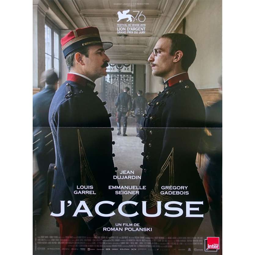 AN OFFICER AND A SPY Original Movie Poster - 15x21 in. - 2019 - Roman Polanski, Jean Dujardin