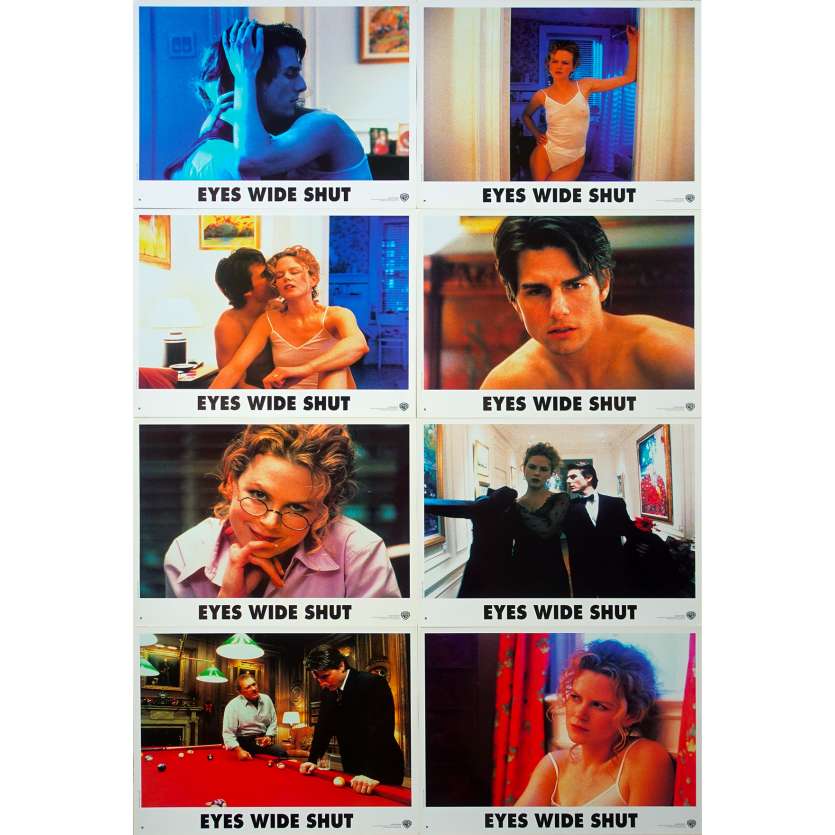 EYES WIDE SHUT Photos de film x8 - 30x40 cm. - 1999 - Tom Cruise, Nicole Kidman, Stanley Kubrick