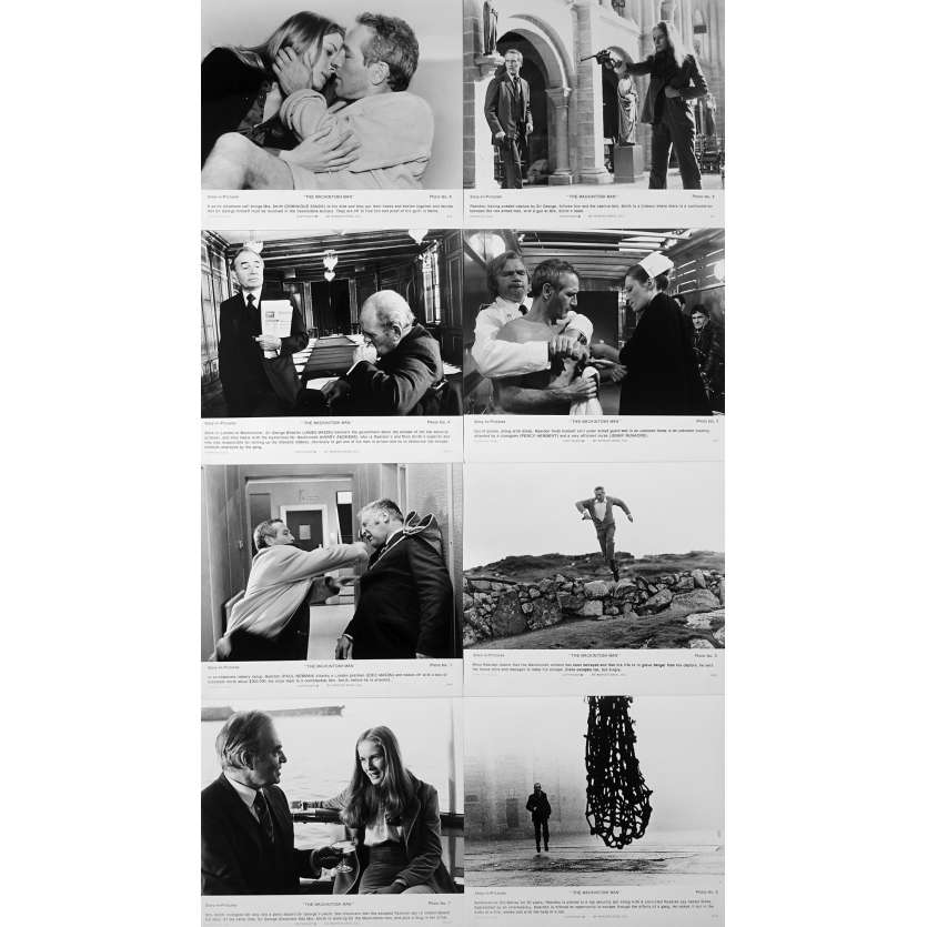 LE PIEGE Photos de presse x8 - 20x25 cm. - 1973 - Paul Newman, John Huston