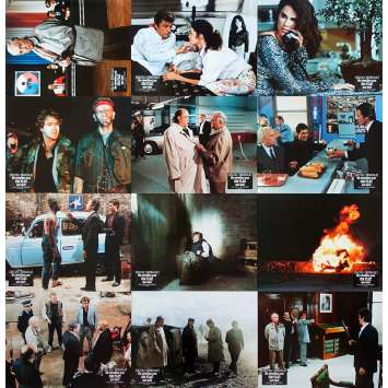 NE REVEILLEZ PAS UN FLIC QUI DORT Photos de film x12 - 21x30 cm. - 1988 - Alain Delon, José Pinheiro