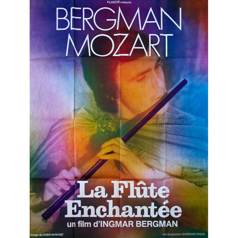 THE MAGIC FLUTE French Movie Poster - 47x63 in. - 1975 - Ingmar Bergman, Ulrik Cold